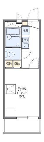 レオパレスさくら野の間取り画像