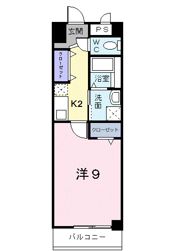 プラシード倉敷の間取り画像