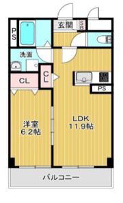 アンプルールフェール兒島の間取り画像