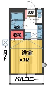 ファインフラッツの間取り画像
