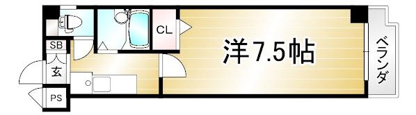 クレスト平野の間取り画像