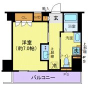 ジェノヴィア東日本橋駅前グリーンヴェールの間取り画像