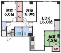 アネックスあしべの間取り画像
