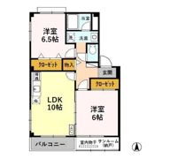 レジデンス横田南の間取り画像