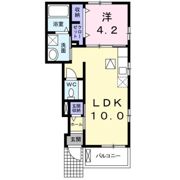 サンシャイン多々良 Aの間取り画像