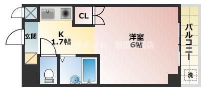 グラヴィB棟の間取り画像