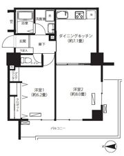 コスモリード西日暮里の間取り画像