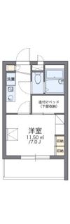レオパレスフォーレの間取り画像
