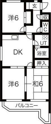 エスパース21の間取り画像