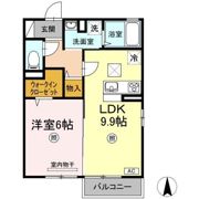 フォルトゥーナ横尾A・B B棟の間取り画像