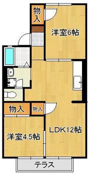 ルナハイツA棟の間取り画像