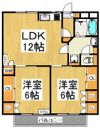 安松ハイツⅡの間取り画像