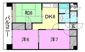 ファミーユ東石井の間取り画像