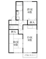サンフレールカシハラの間取り画像