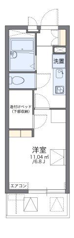 レオパレス舎利寺CFの間取り画像