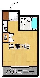 マリンコートの間取り画像