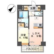 セラヴィ箱崎の間取り画像