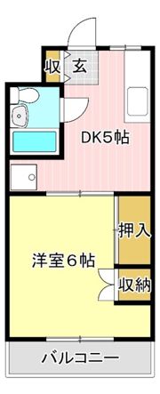 ハイツサンローズの間取り画像