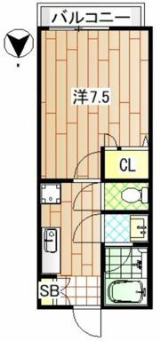 リヴェールTKの間取り画像