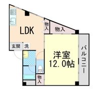 ヴィラ豊中の間取り画像