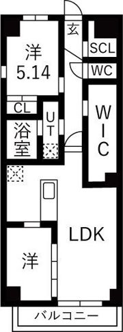 アーチレジデンス川名駅前の間取り画像