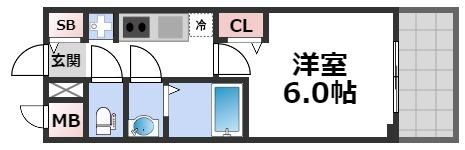 プレサンス四天王寺前夕陽ヶ丘 凛宮の間取り画像