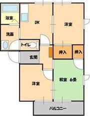 レジデンス21Bの間取り画像