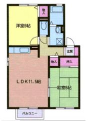 セジュール中井の間取り画像