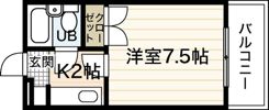 第2コーポ倉本の間取り画像