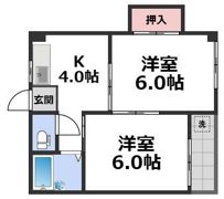 ビクトリー今里の間取り画像