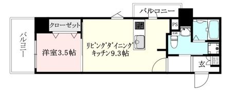 GARIREO TRENTE FORET TOWERの間取り画像
