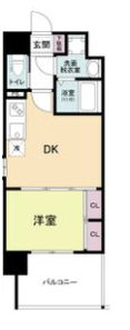 プライマル南森町(旧ビガーポリス415松ヶ枝町Ⅲ)の間取り画像