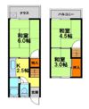 中央町18-12テラスハウスの間取り画像