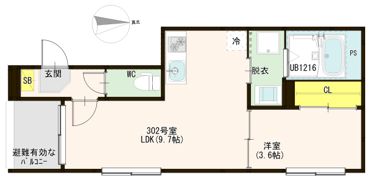 レフジアコート平野の間取り画像