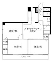 コートエル3の間取り画像