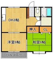 ハイツさやの間取り画像