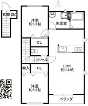 BRICKS本山B棟の間取り画像