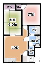 レスターテⅡの間取り画像