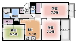 ファミールKの間取り画像