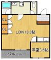 FORZA馬借の間取り画像