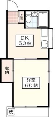 武蔵野ハイムの間取り画像