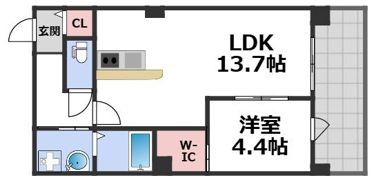 サンティエ福島吉野の間取り画像