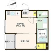 杜テラス仙台卸町の間取り画像