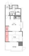 ノバカネイチ四ツ橋の間取り画像