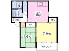 ファミリーハイツAの間取り画像