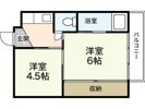 ビレッジハウス安古市2号棟の間取り画像