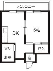 パークサイド南大井の間取り画像