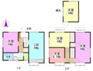 花尻みどり町一戸建の間取り画像