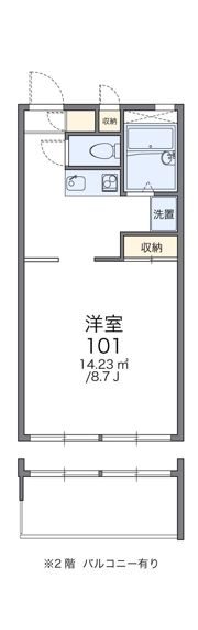 レオパレスライトハウスの間取り画像