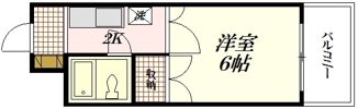 スカイコーポ温品の間取り画像